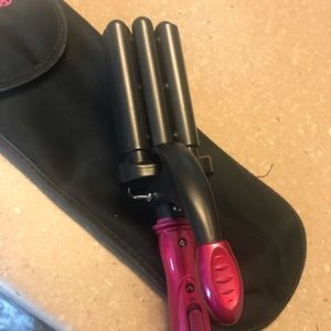 Crimping hot iron